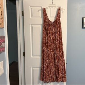 Floral Brown Women's Dress